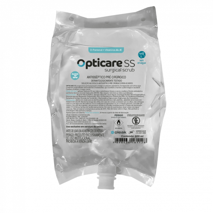 Escova de Assepsia X Sabonete Opticare® Pré-Cirúrgico SS