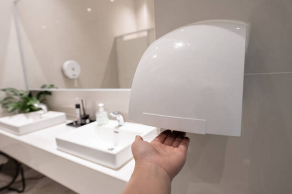 secador de mãos para banheiro