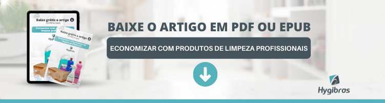 Economizar com produtos de limpeza