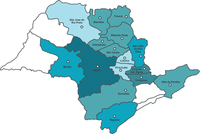 Área de Atendimento: Estado de São Paulo