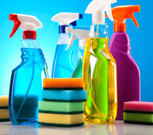 produtos quimicos de limpeza destaque